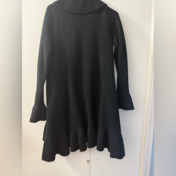Style & Co. Black Ruffle-Front Open Cardigan - Picture 6 of 6